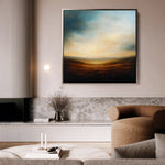 Abstract 719 Canvas Art 60 x 60 cm / Black