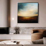 Abstract 719 Canvas Art 60 x 60 cm / Black
