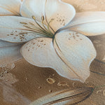 Floral 719 Canvas Art 60 x 40 cm / Black