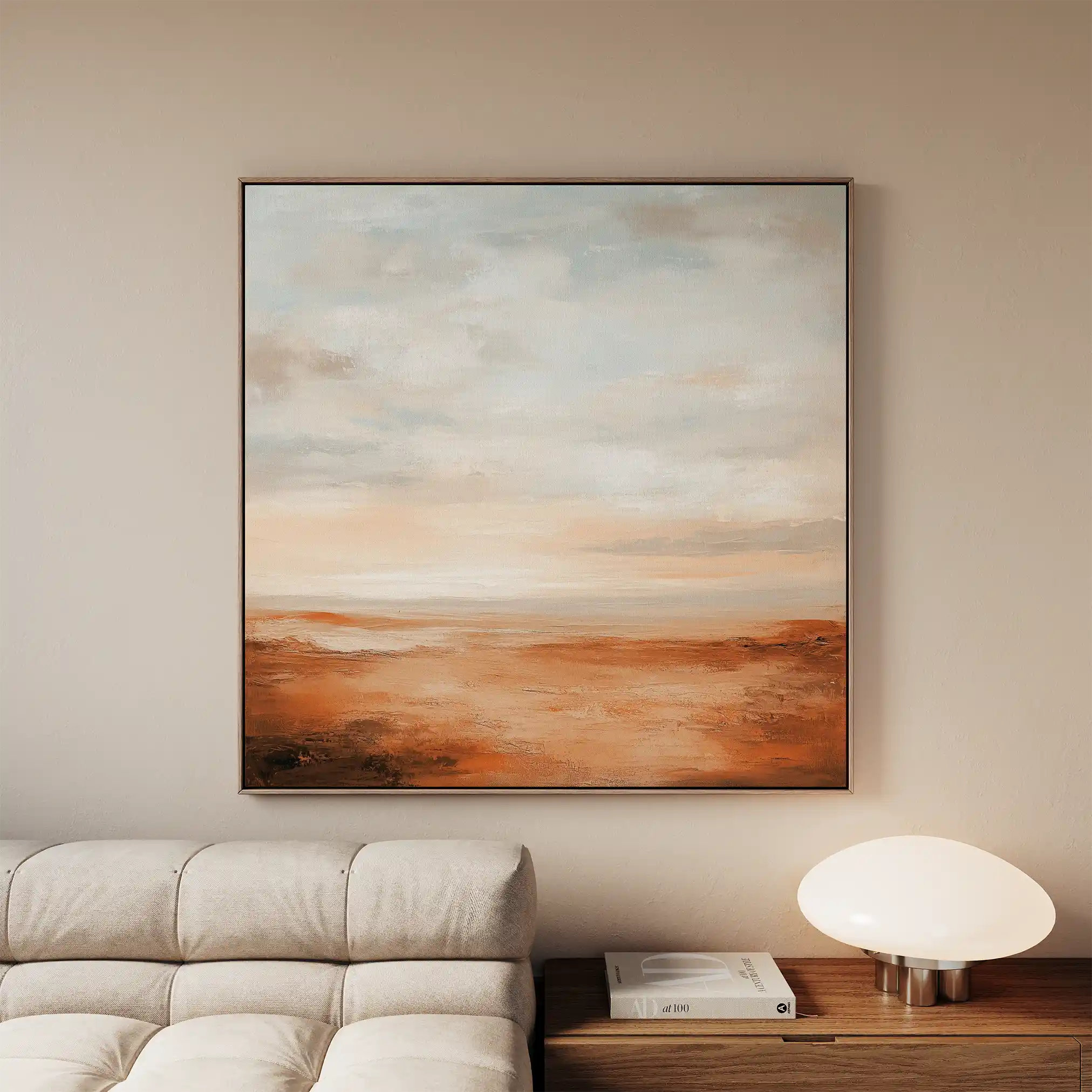 Abstract 720 Canvas Art 60 x 60 cm / Black