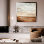 Abstract 720 Canvas Art 60 x 60 cm / Black