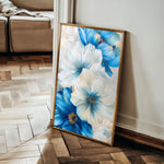Floral 720 Canvas Art 60 x 40 cm / Black