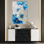 Floral 720 Canvas Art 60 x 40 cm / Black