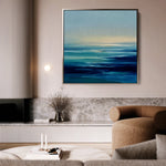 Abstract 721 Canvas Art 60 x 60 cm / Black