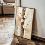 Floral 721 Canvas Art 60 x 40 cm / Black