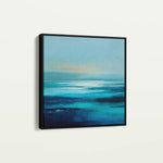 Abstract 722 Canvas Art 60 x 60 cm / Black