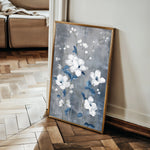 Floral 722 Canvas Art 60 x 40 cm / Black