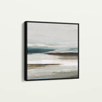 Abstract 723 Canvas Art 60 x 60 cm / Black