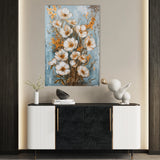 Floral 723 Canvas Art 60 x 40 cm / Black