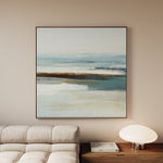 Abstract 724 Canvas Art 60 x 60 cm / Black