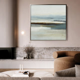 Abstract 724 Canvas Art 60 x 60 cm / Black