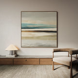 Abstract 725 Canvas Art 60 x 60 cm / Black