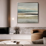 Abstract 725 Canvas Art 60 x 60 cm / Black