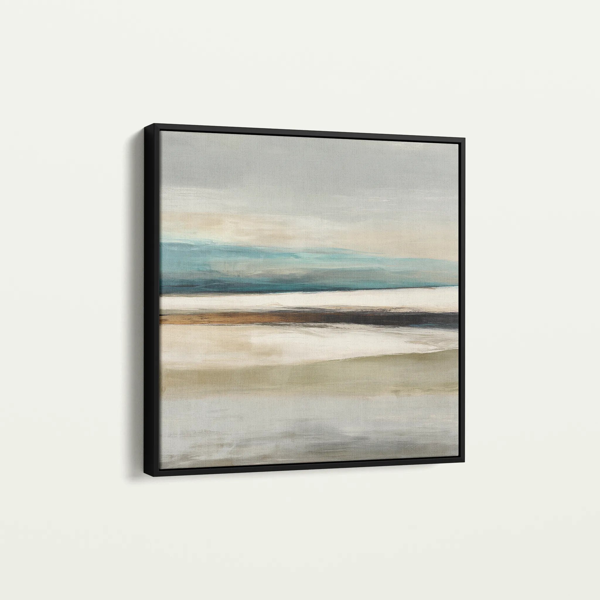 Abstract 725 Canvas Art 60 x 60 cm / Black
