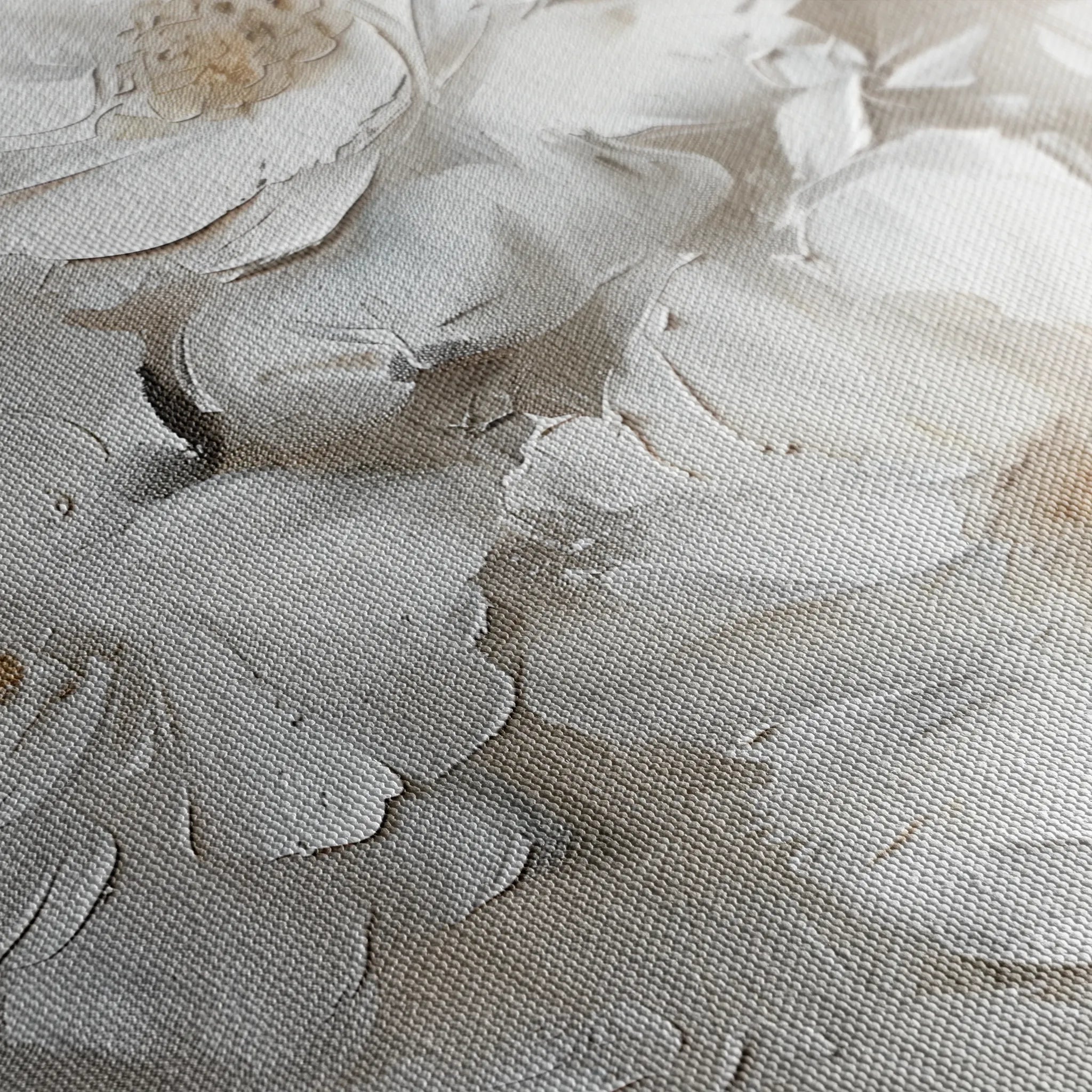 Floral 725 Canvas Art 60 x 40 cm / Black