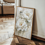 Floral 726 Canvas Art 60 x 40 cm / Black