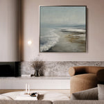 Abstract 727 Canvas Art 60 x 60 cm / Black