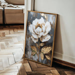 Floral 727 Canvas Art 60 x 40 cm / Black