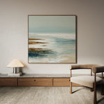 Abstract 728 Canvas Art 60 x 60 cm / Black