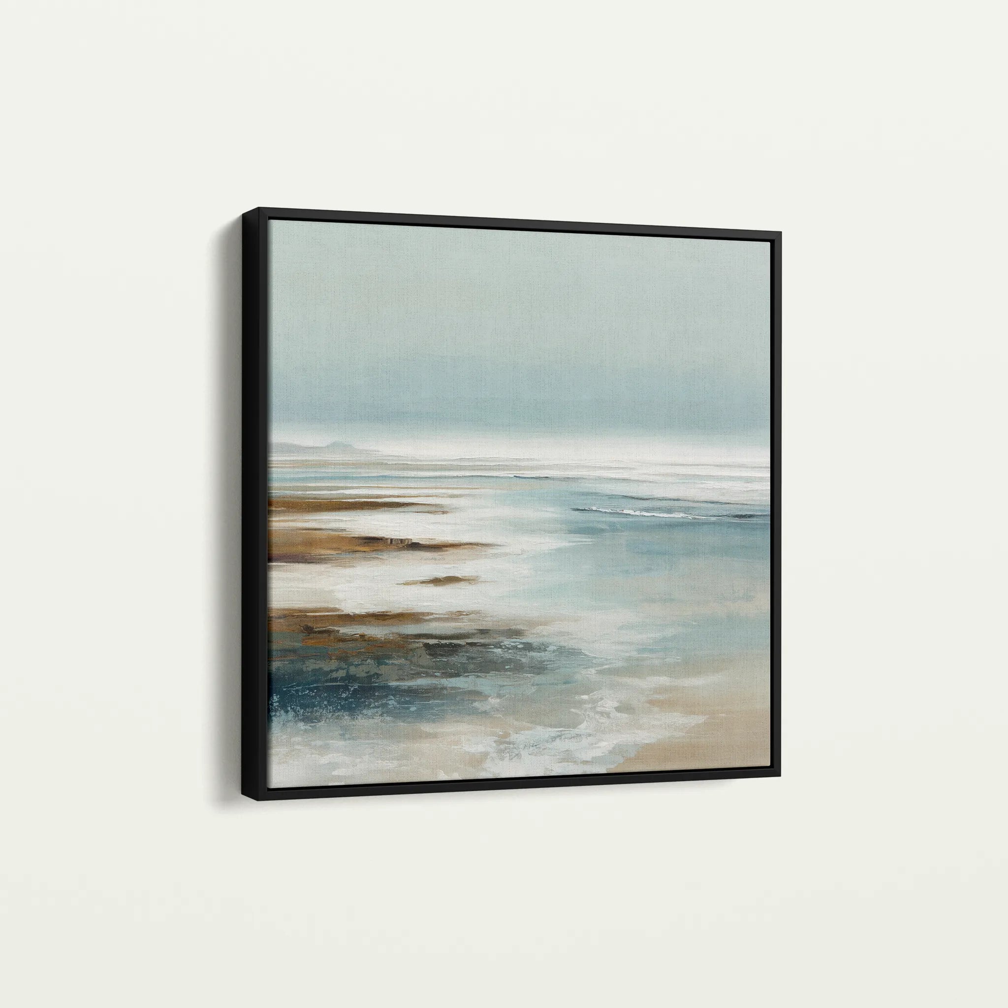 Abstract 728 Canvas Art 60 x 60 cm / Black