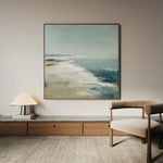 Abstract 729 Canvas Art 60 x 60 cm / Black