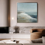 Abstract 729 Canvas Art 60 x 60 cm / Black