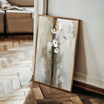 Floral 729 Canvas Art 60 x 40 cm / Black