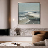 Abstract 730 Canvas Art 60 x 60 cm / Black
