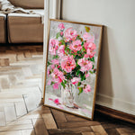 Floral 730 Canvas Art 60 x 40 cm / Black