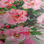 Floral 730 Canvas Art 60 x 40 cm / Black