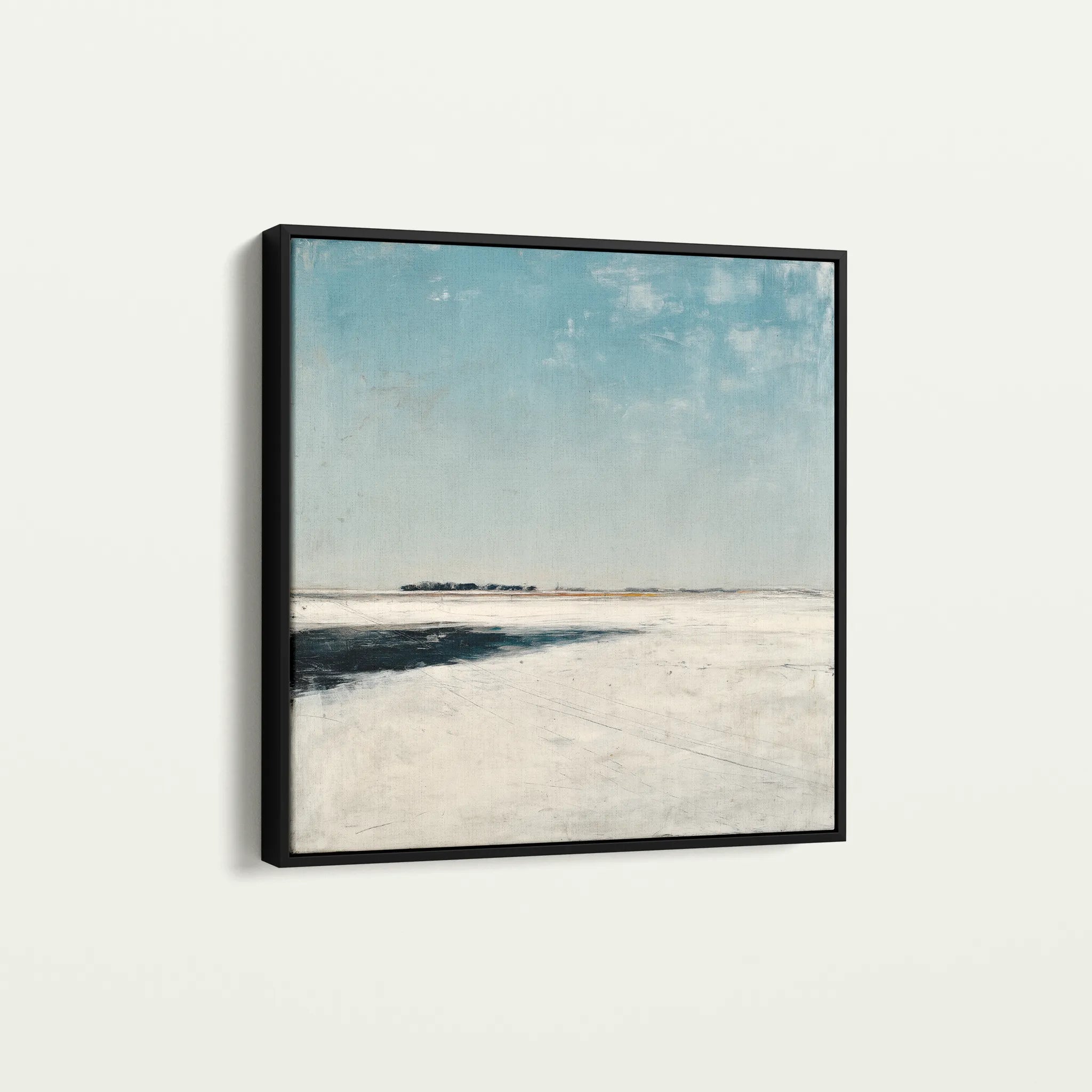 Abstract 731 Canvas Art 60 x 60 cm / Black