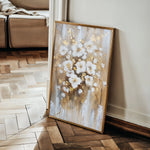 Floral 731 Canvas Art 60 x 40 cm / Black