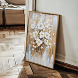 Floral 731 Canvas Art 60 x 40 cm / Black