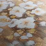 Floral 731 Canvas Art 60 x 40 cm / Black