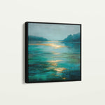 Abstract 732 Canvas Art 60 x 60 cm / Black