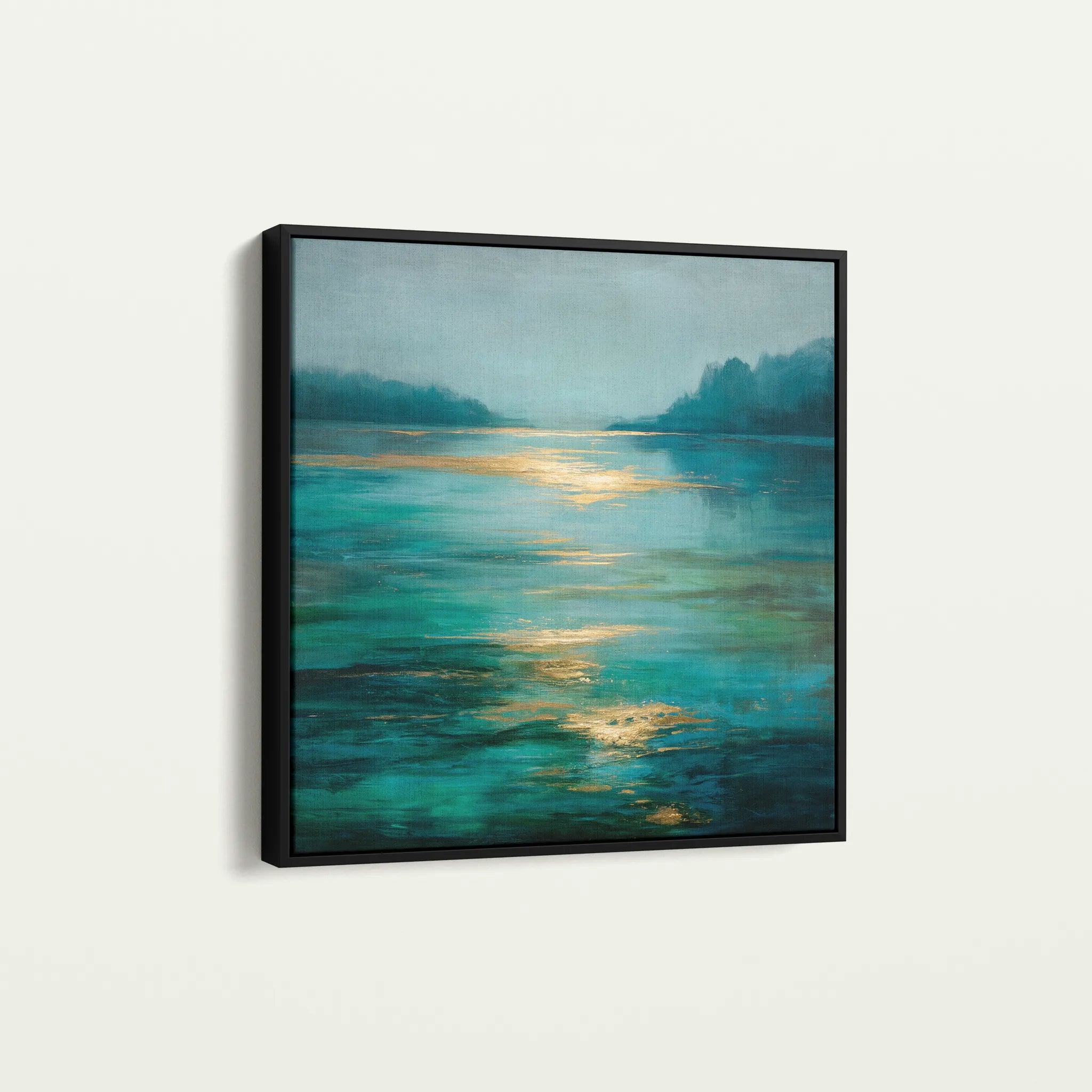 Abstract 732 Canvas Art 60 x 60 cm / Black