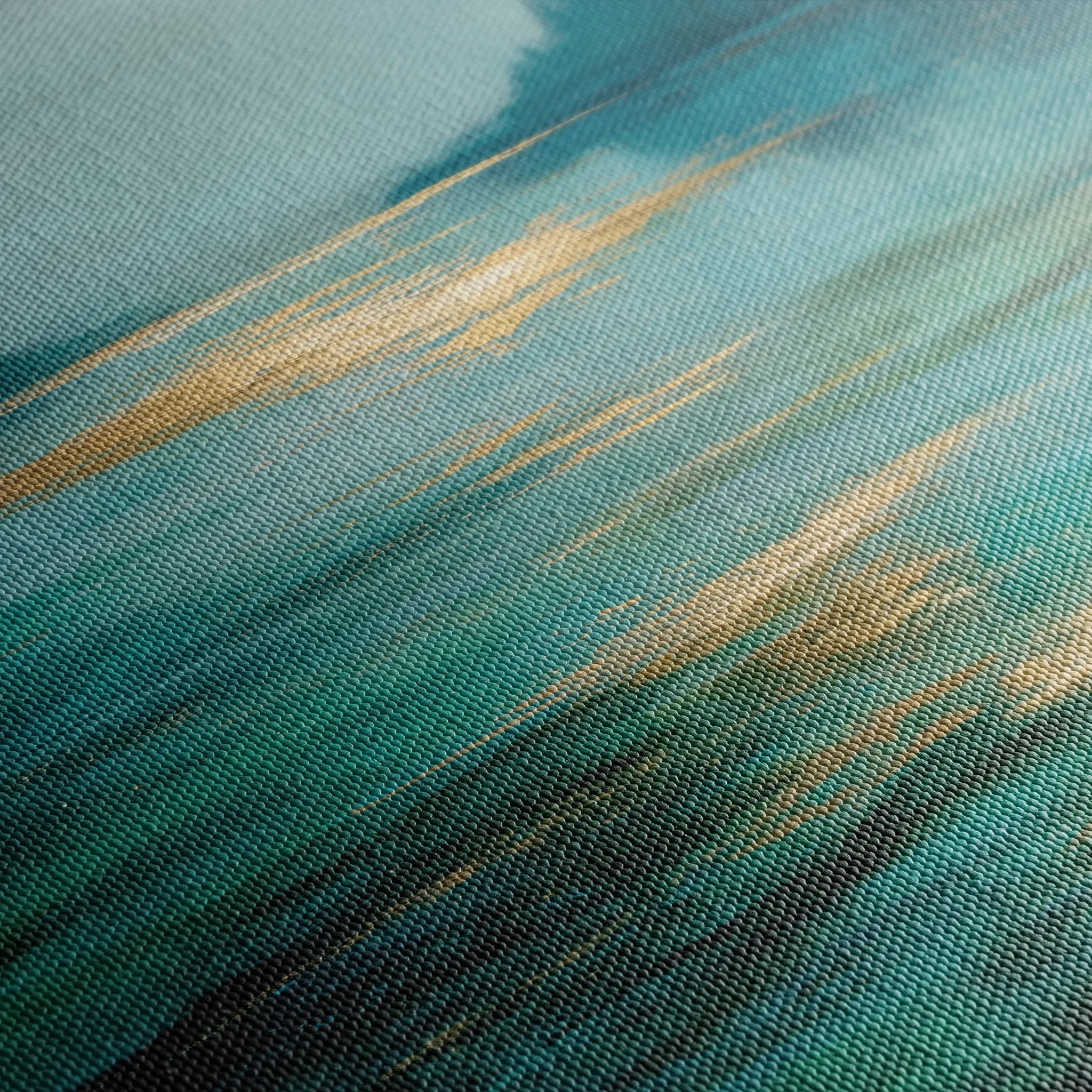 Abstract 732 Canvas Art 60 x 60 cm / Black
