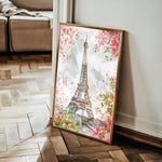 Floral 732 Canvas Art 60 x 40 cm / Black