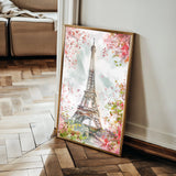Floral 732 Canvas Art 60 x 40 cm / Black