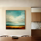 Abstract 733 Canvas Art 60 x 60 cm / Black