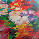 Floral 733 Canvas Art 60 x 40 cm / Black