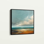 Abstract 734 Canvas Art 60 x 60 cm / Black