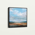 Abstract 736 Canvas Art 60 x 60 cm / Black