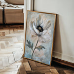 Floral 737 Canvas Art 60 x 40 cm / Black