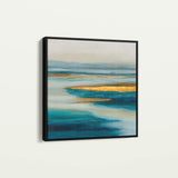 Abstract 738 Canvas Art 60 x 60 cm / Black