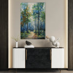 Floral 738 Canvas Art 60 x 40 cm / Black