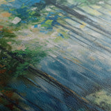 Floral 738 Canvas Art 60 x 40 cm / Black