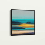 Abstract 739 Canvas Art 60 x 60 cm / Black