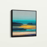 Abstract 739 Canvas Art 60 x 60 cm / Black