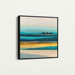 Abstract 740 Canvas Art 60 x 60 cm / Black